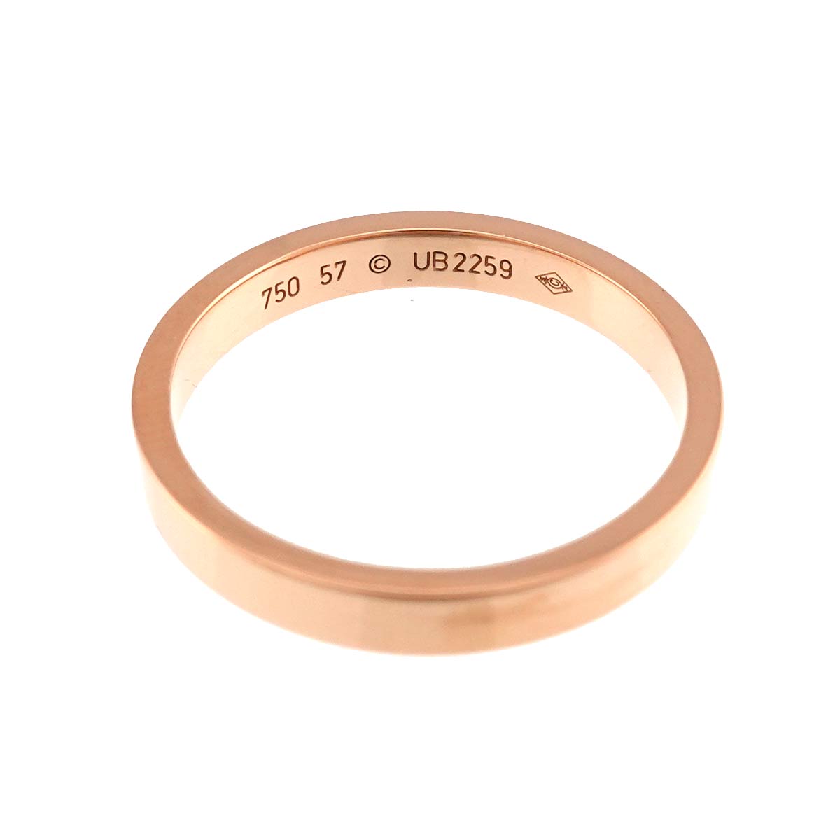 C de Ring 18K Pink Gold 750 Size57 7.75-8(US)