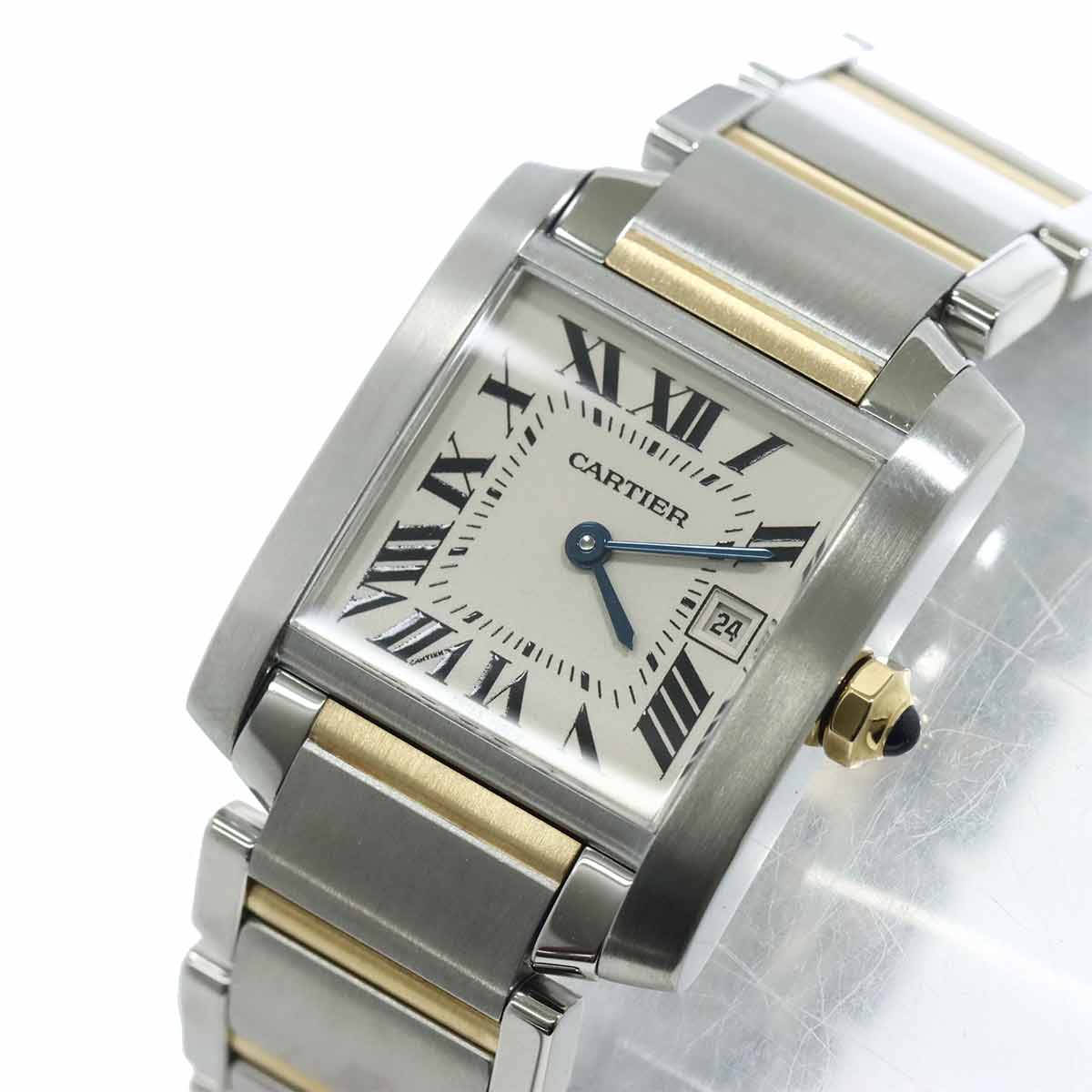 Tank Francaise MM W51012Q4 Quartz 750 YG Cream Dial Boys
