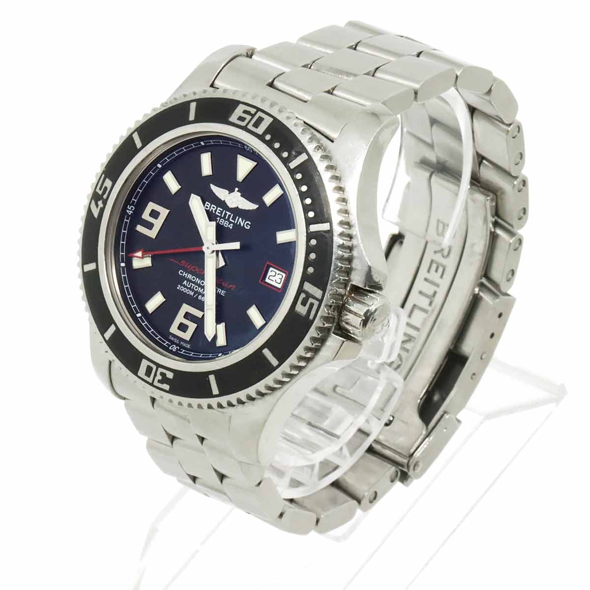Super Ocen 44 A17391 Black Dial Automatic Mens Watch