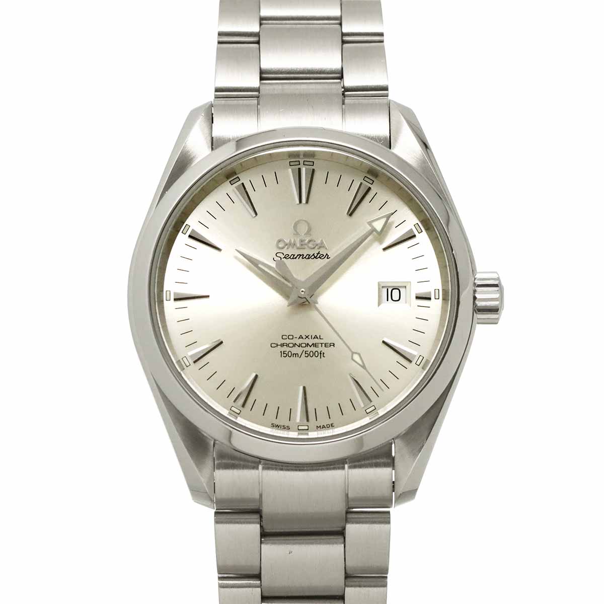 Seamaster Aqua Terra Co-axial 2503 30 Date Silver Dial Mens