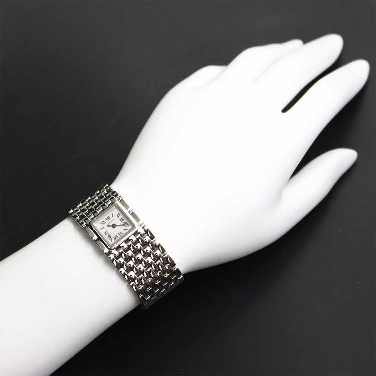 Panthere Ruban W61001T9 Quartz White Shell Dial Ladies Watch