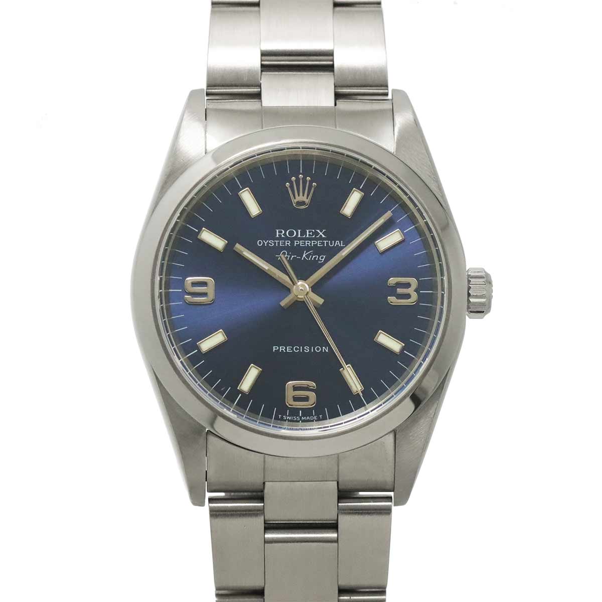 Air King 14000 Serial U Automatic Blue Dial Mens Watch