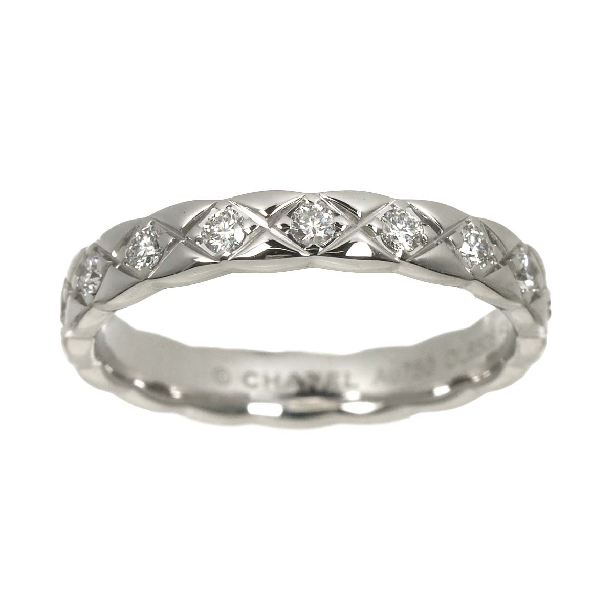 Coco Crush Diamond Ring WG 750 size49 4.75-5(US)
