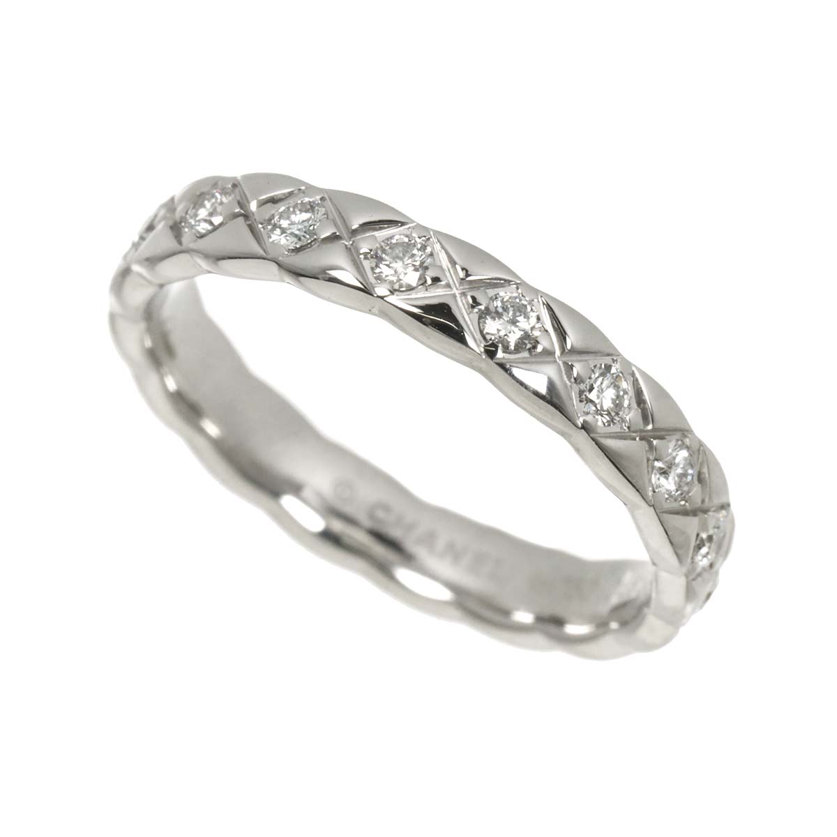 Coco Crush Diamond Ring WG 750 size49 4.75-5(US)