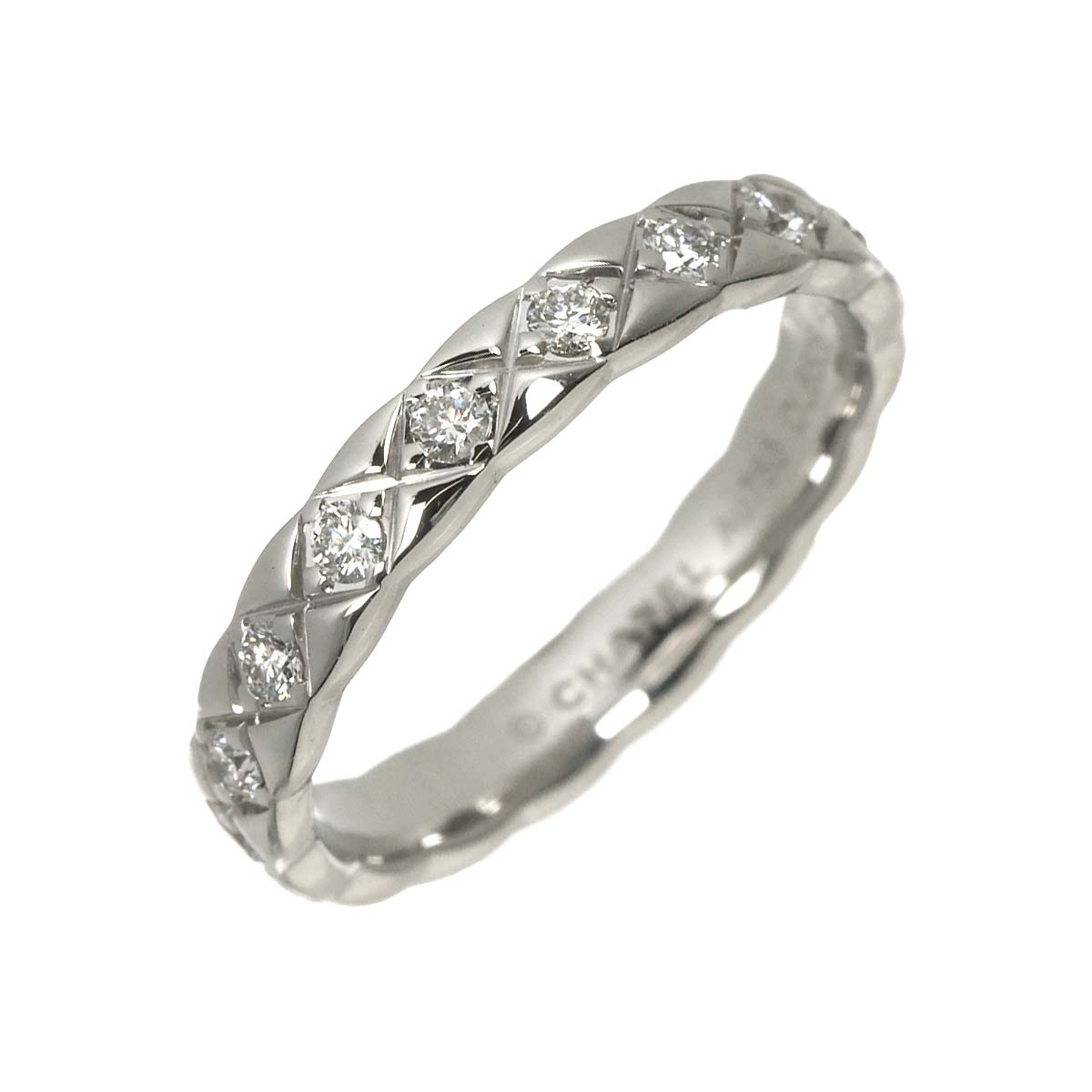 Coco Crush Diamond Ring WG 750 size49 4.75-5(US)