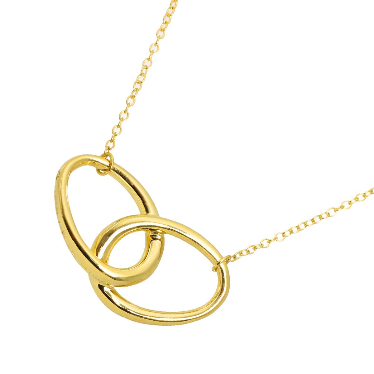 Double Loop Necklace 18K Yellow Gold 750