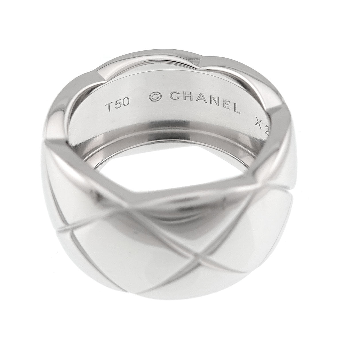 Coco Crush LM Ring 18K WG 750 size50 5.25(US)