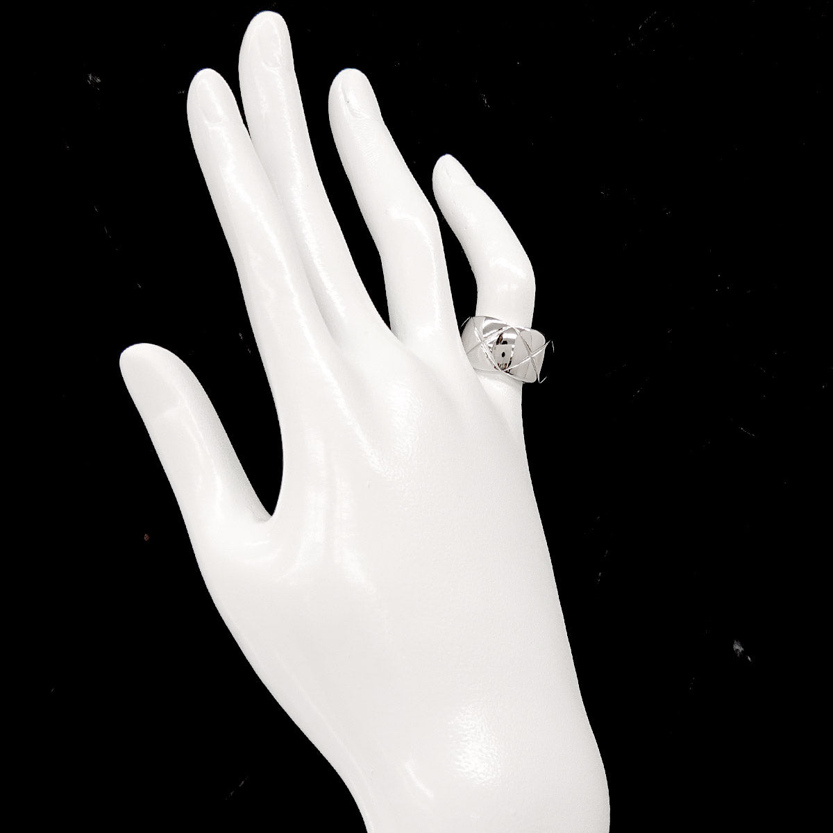 Coco Crush LM Ring 18K WG 750 size50 5.25(US)