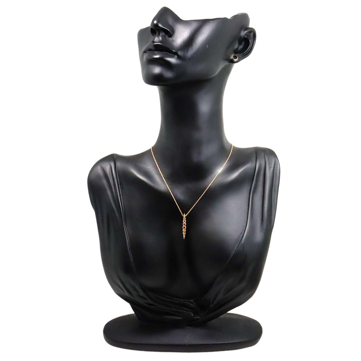 Diamond 0.50ct Necklace 18K Brown Gold 750
