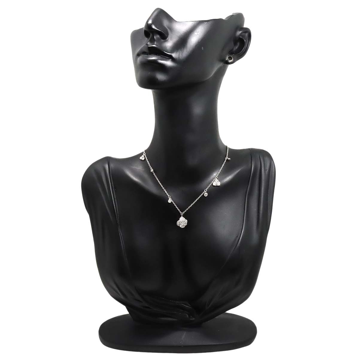 PIAGET Rose Diamond Necklace 18K White Gold 750