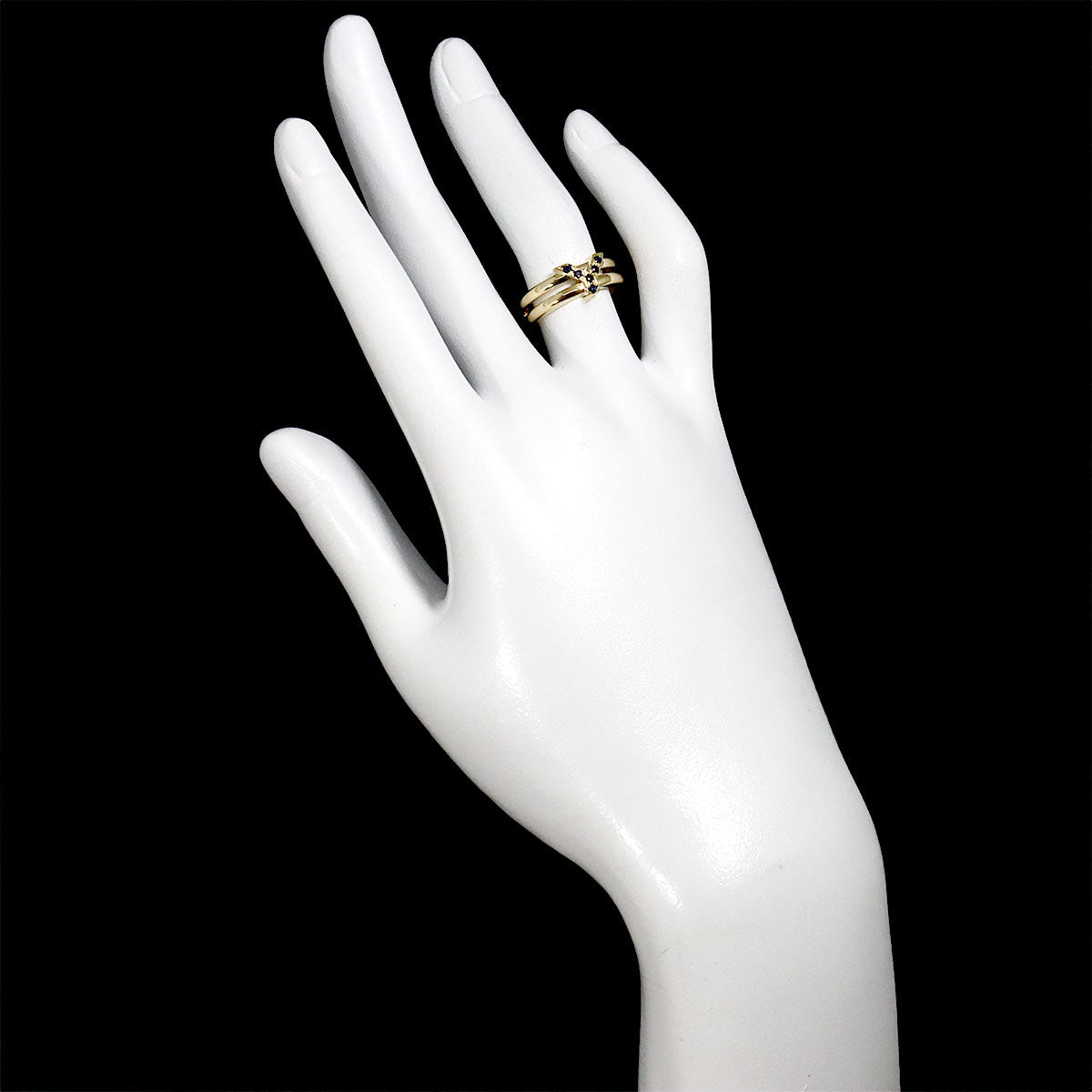 Sapphire Ring 18K YG 750 size5.25(US)