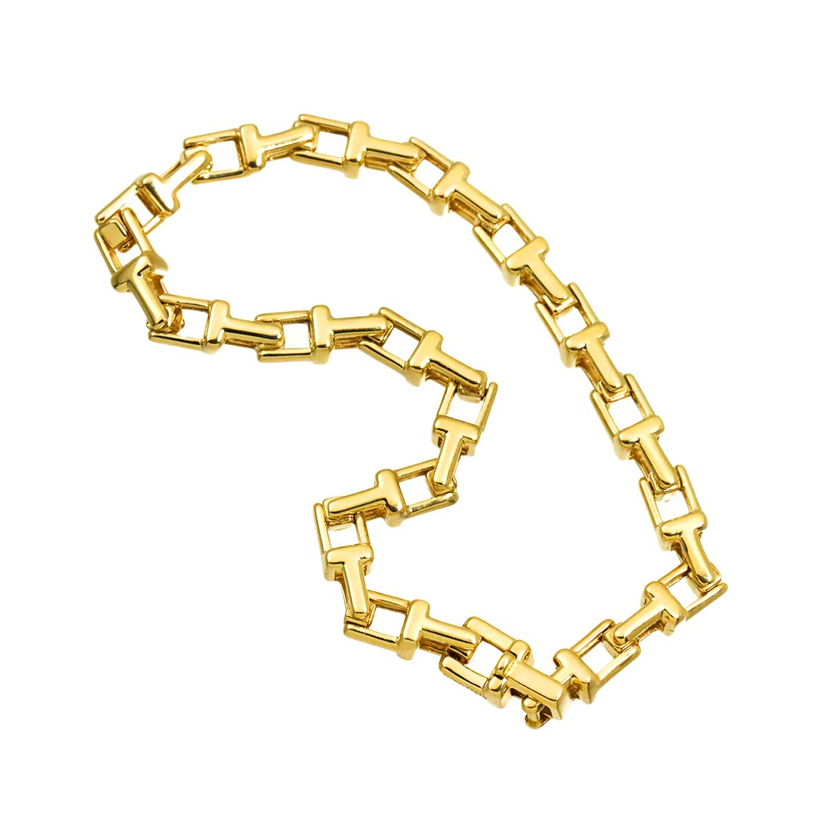 T Narrow Bracelet 18K YG 750