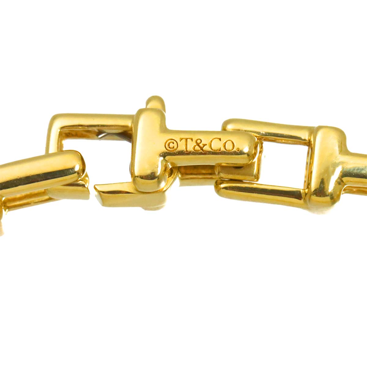 T Narrow Bracelet 18K YG 750