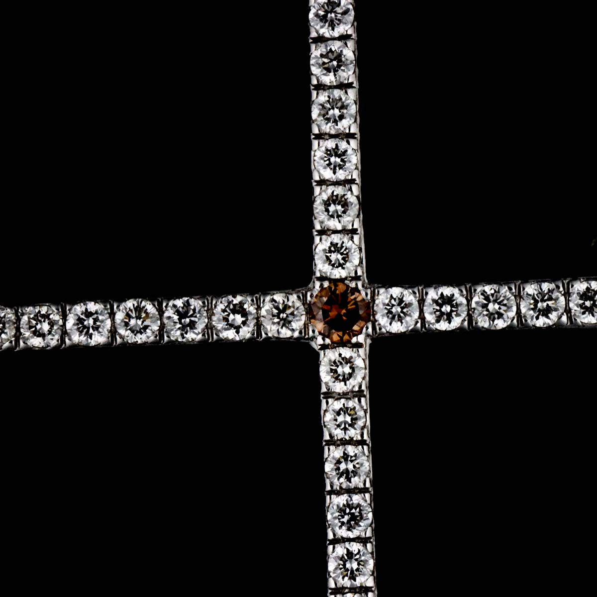 Diamond 0.65ct/0.16ct Necklace 18K White Gold 750