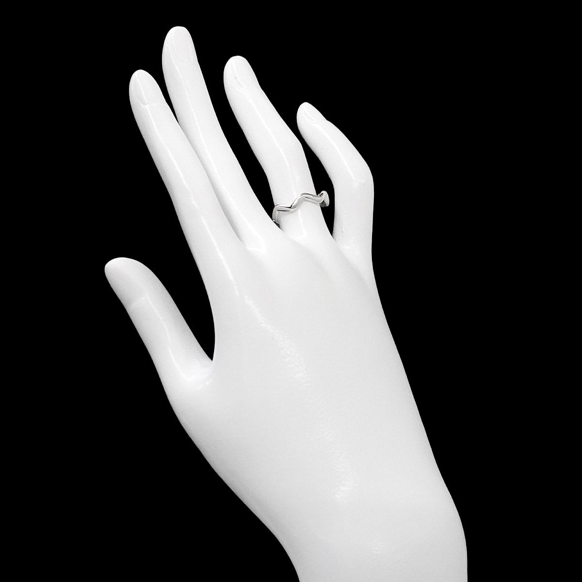 Zigzag Ring Pt Platinum size4.75-5(US)