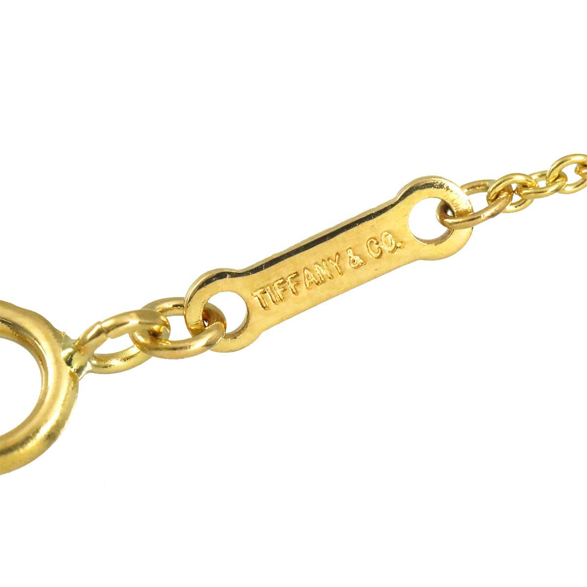 Teardrop Dimaond Necklace 18K Yellow Gold 750