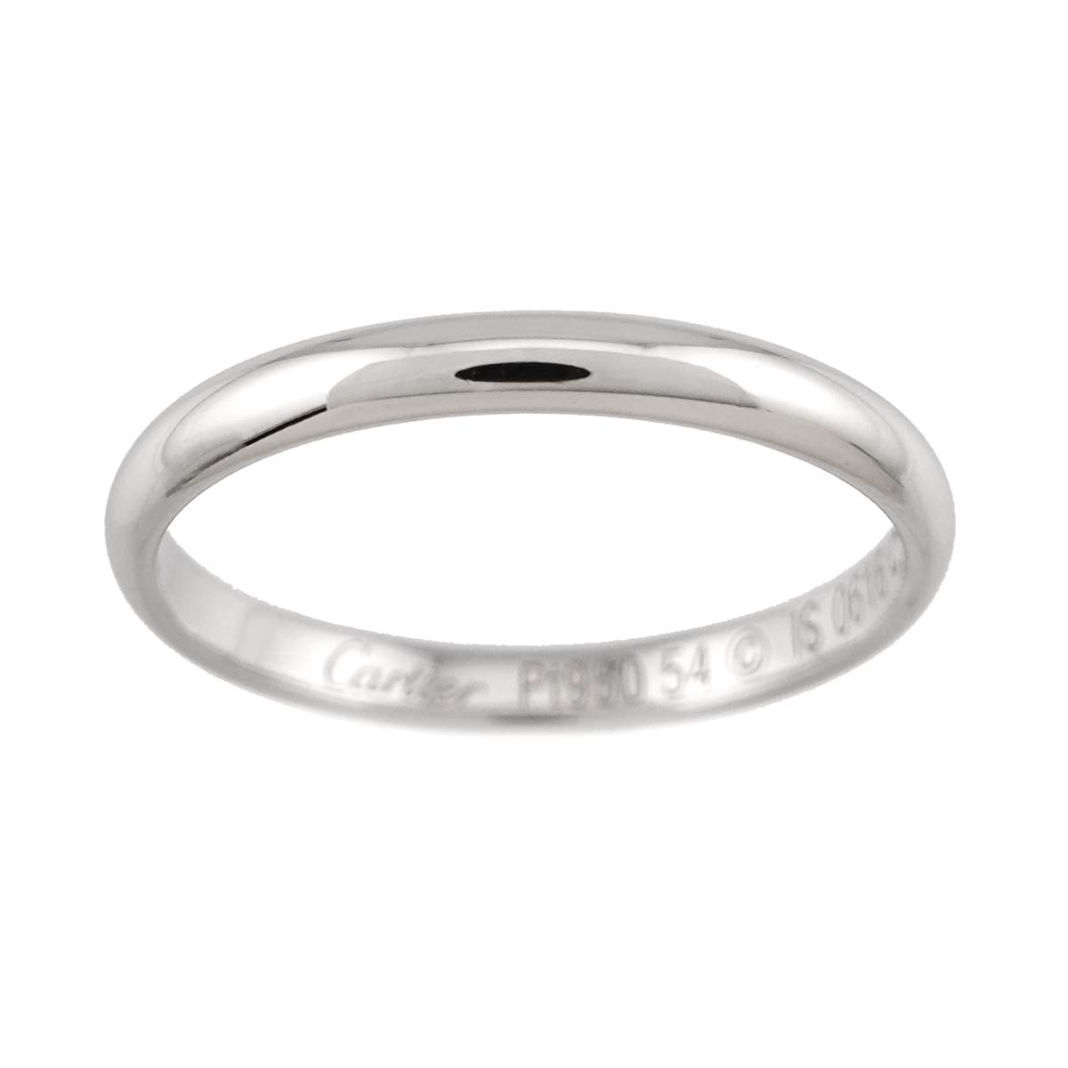 Classic Ring Platinum Size54 6.75(US)
