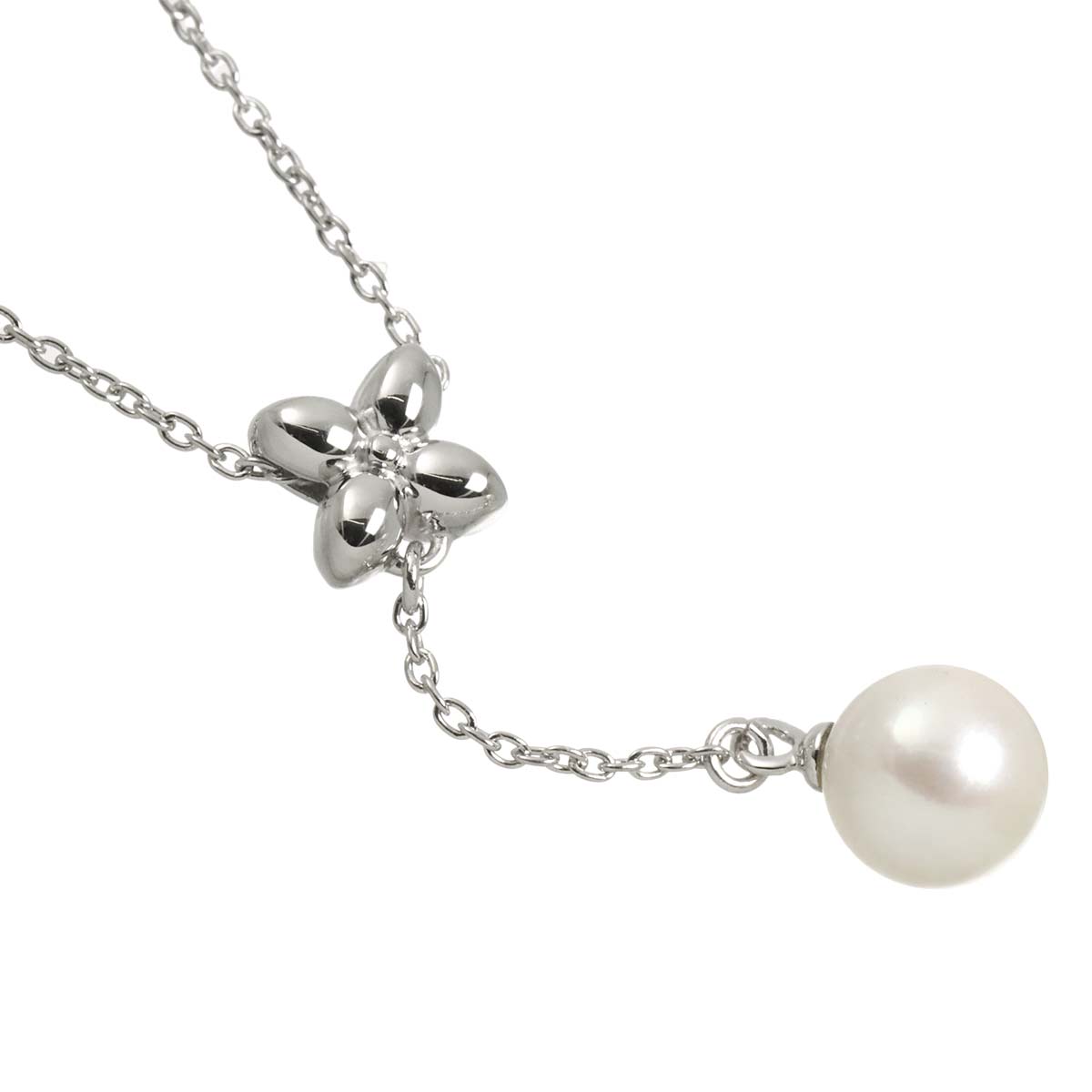 Akoya Pearl 6.5mm Necklace 18K WG 750