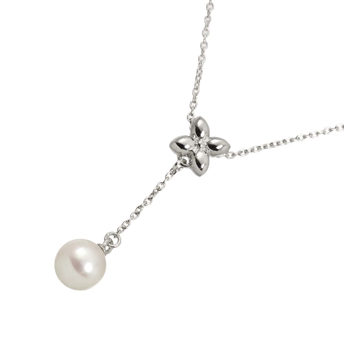 Akoya Pearl 6.5mm Necklace 18K WG 750