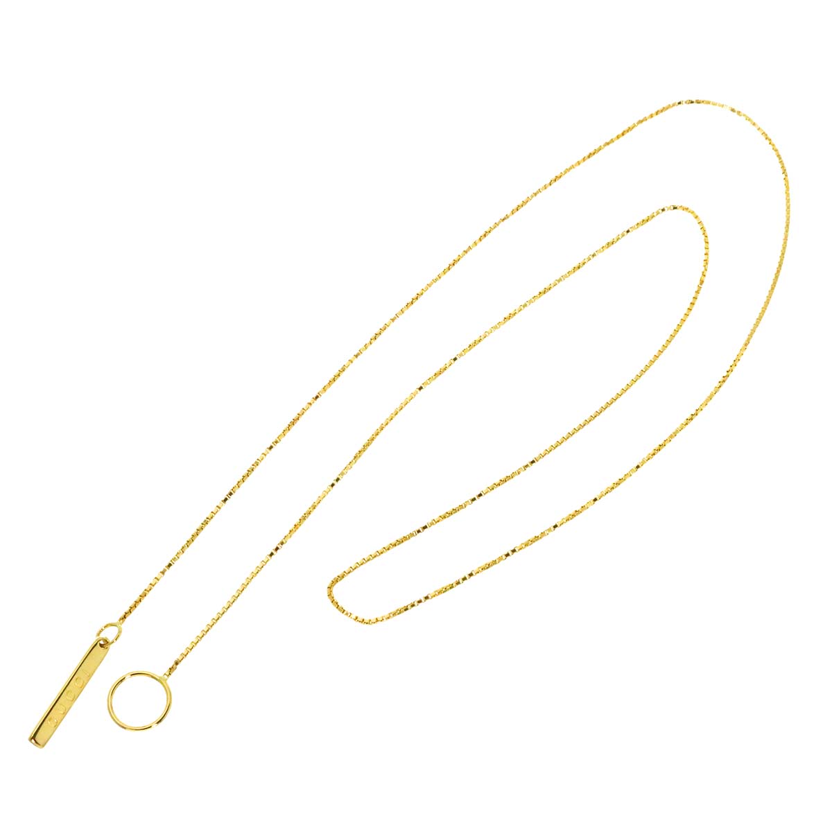 Lariat Necklace 18K Yellow Gold 750