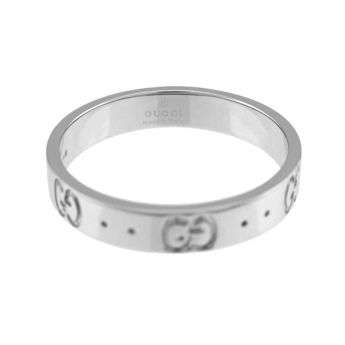 Icon Ring 18K WG White Gold 750 Size18 8-8.25(US)