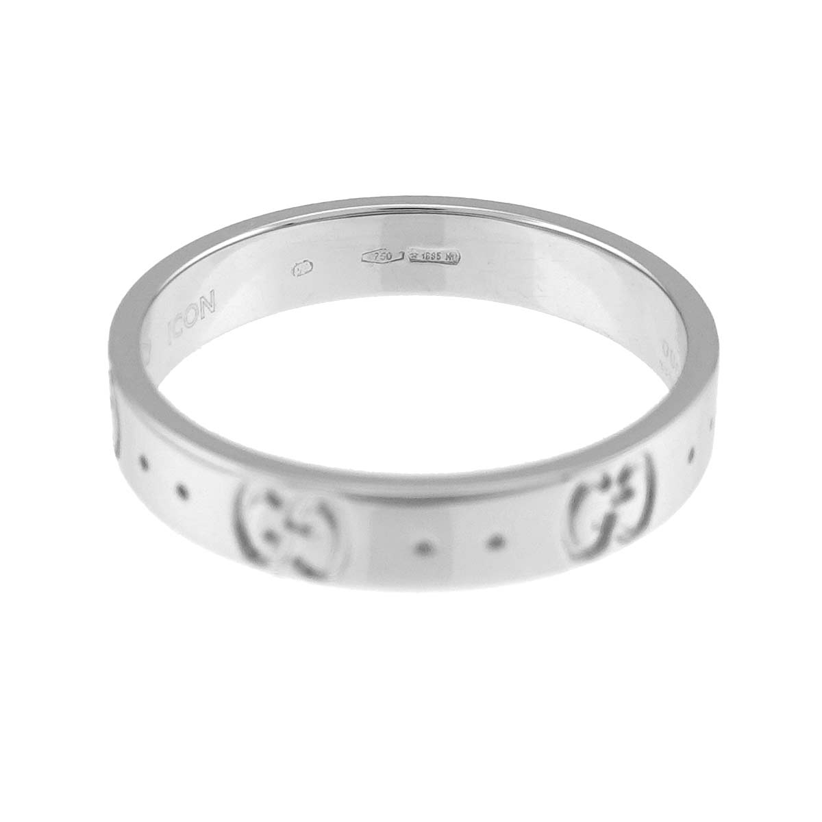 Icon Ring 18K WG White Gold 750 Size18 8-8.25(US)