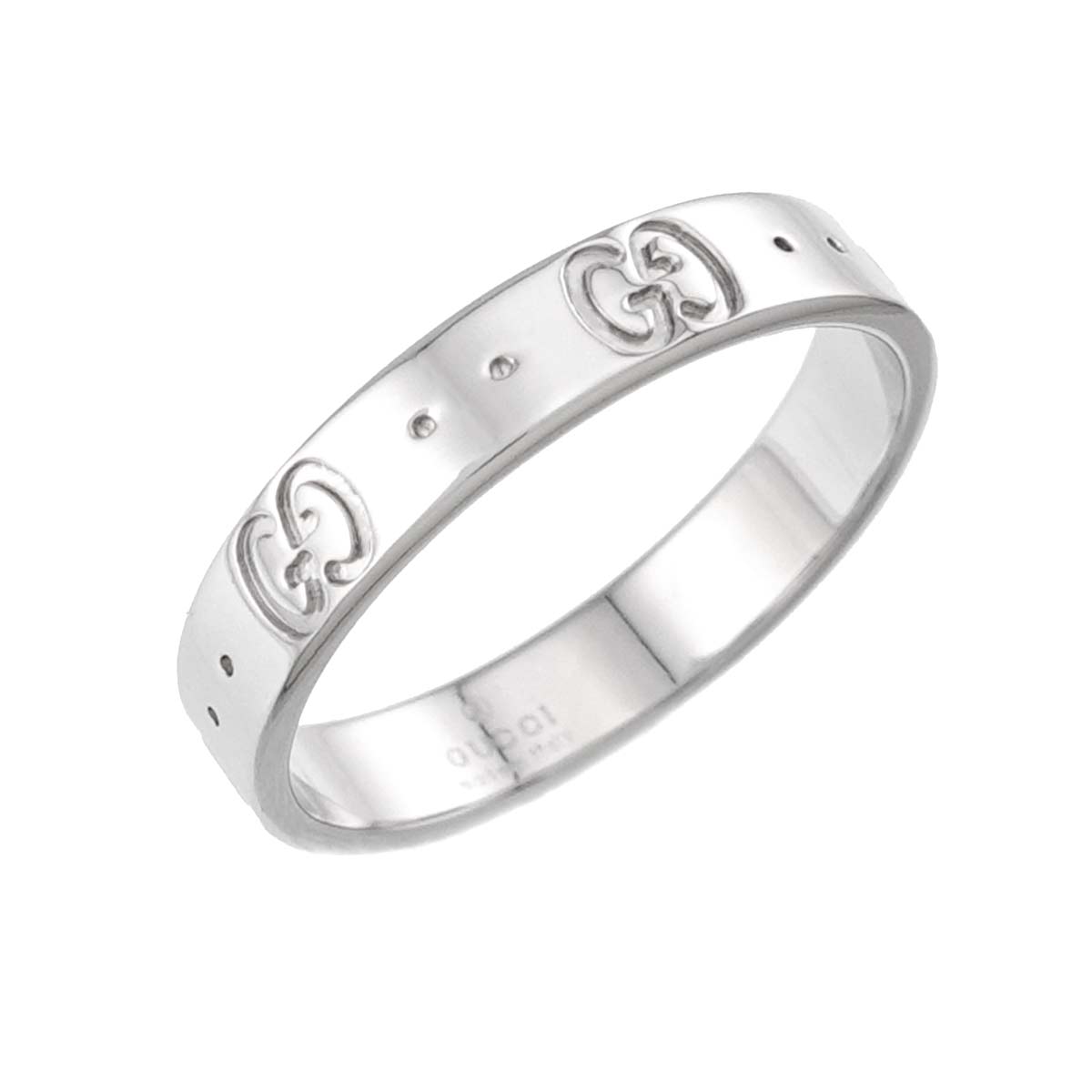 Icon Ring 18K WG White Gold 750 Size18 8-8.25(US)