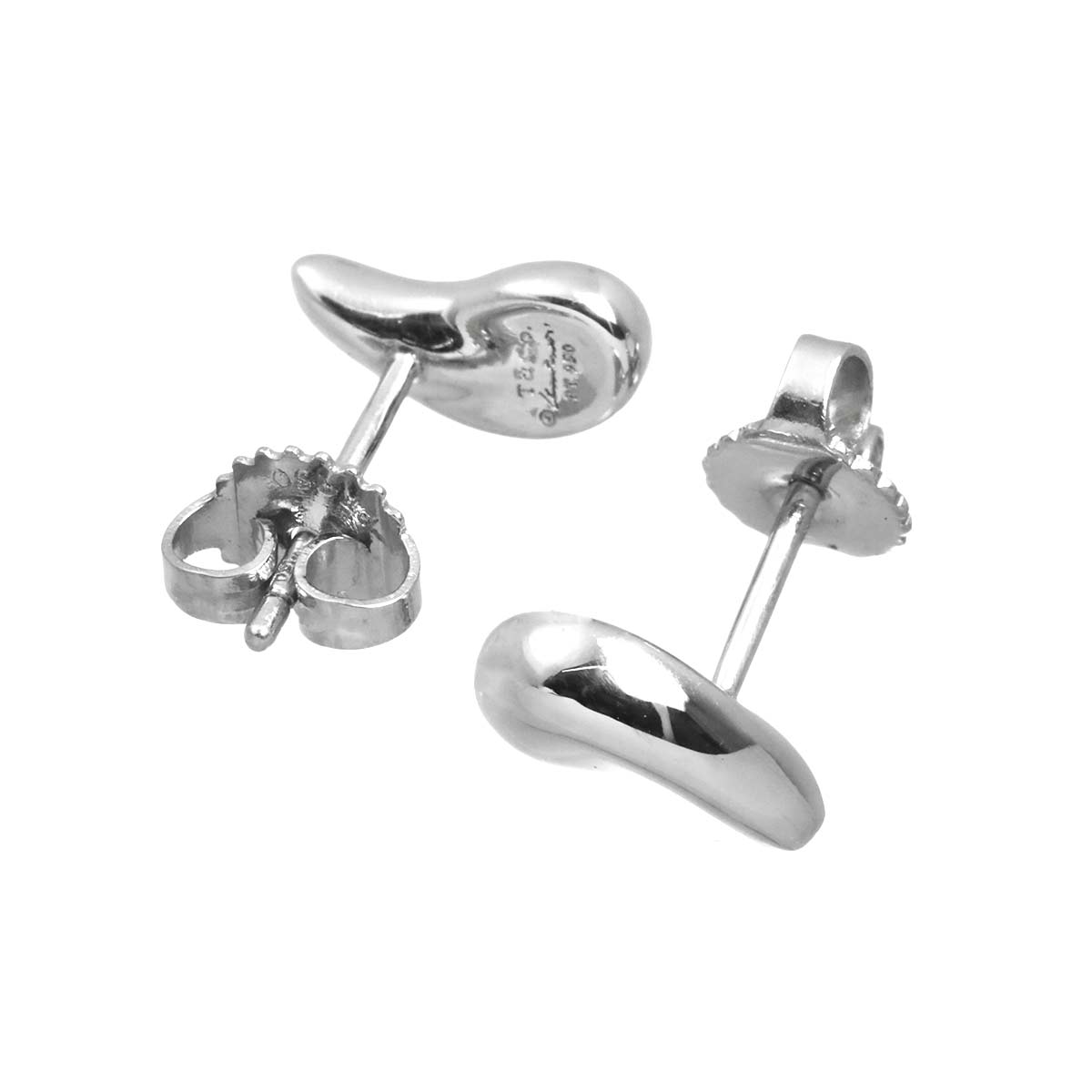 Teardrop Earrings Pierced Pt
