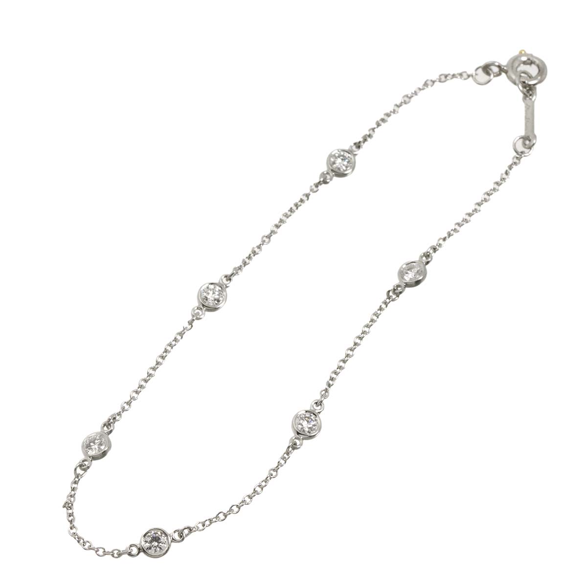 By The Yard Diamond 6P Bracelet Platinum