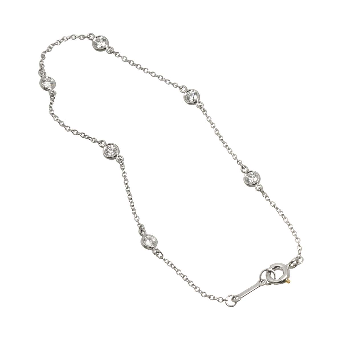 By The Yard Diamond 6P Bracelet Platinum