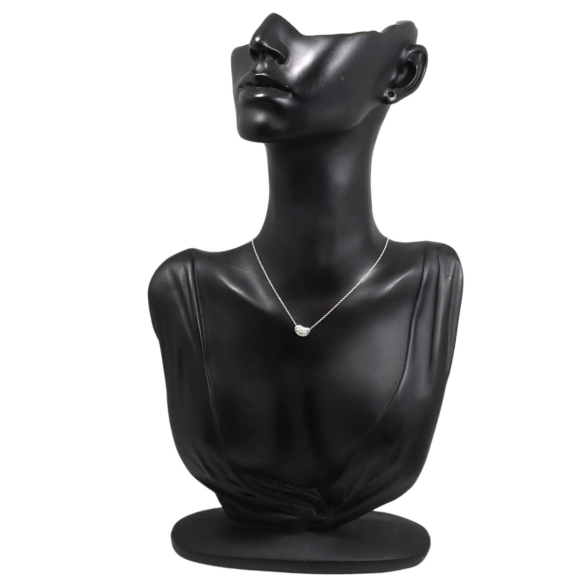 Bean Diamond Necklace Platinum
