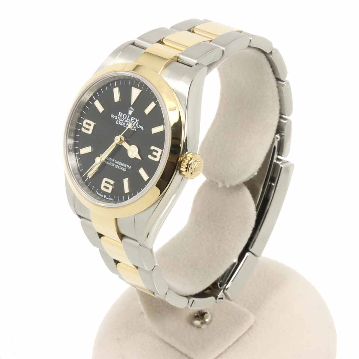 Explorer 1 124273 Serial Random Automatic Black Dial K18YG
