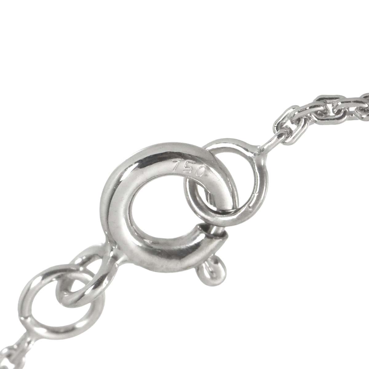 LV Diamond PM Necklace 18K White  Gold 750