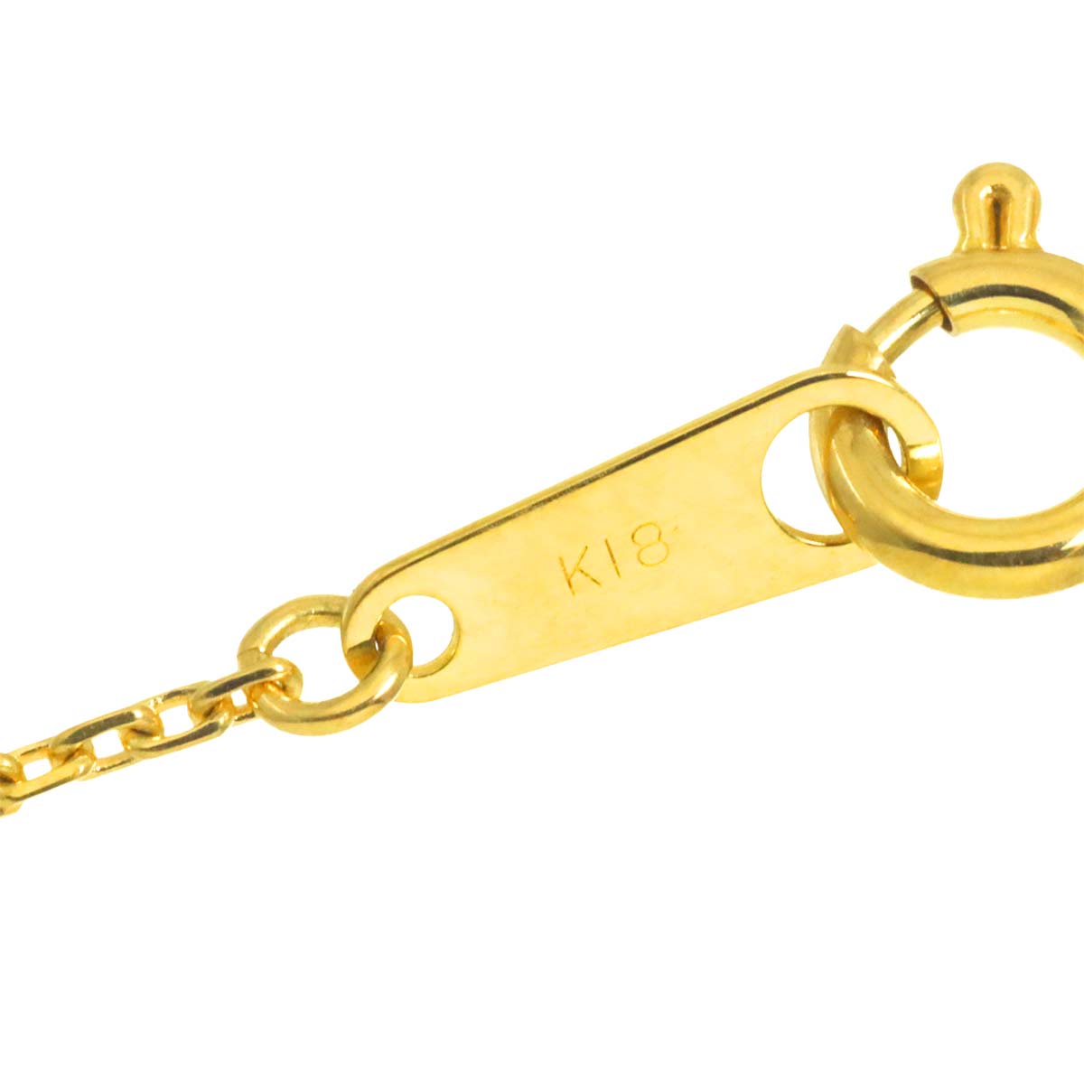 Diamond 0.65ct Heart Necklace 18K Yellow Gold 750