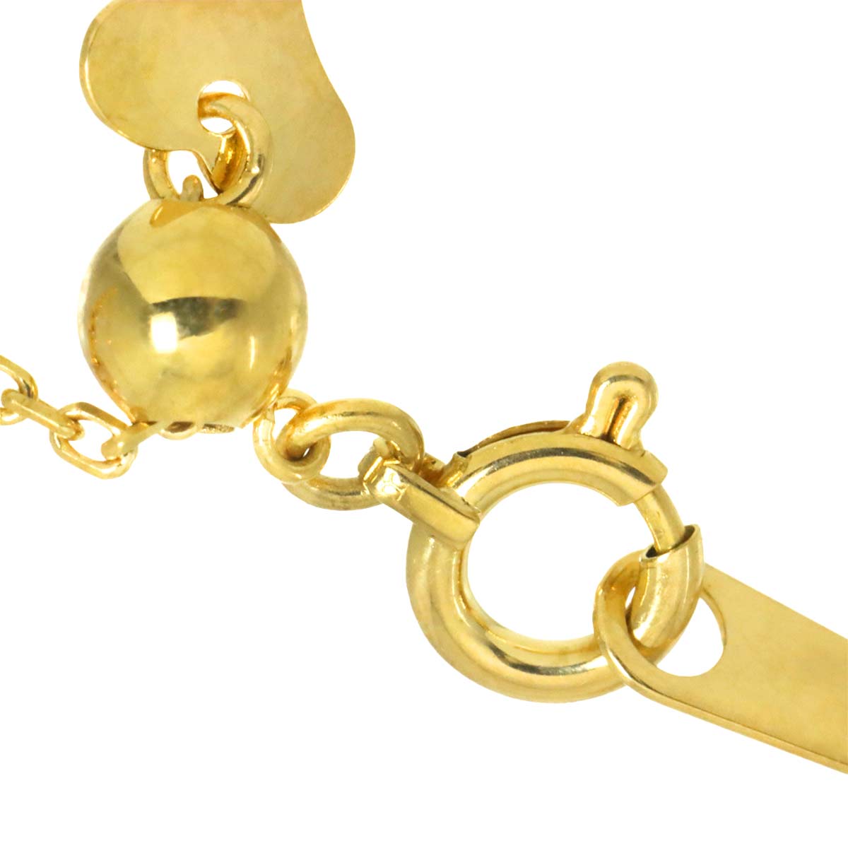 Diamond 0.65ct Heart Necklace 18K Yellow Gold 750