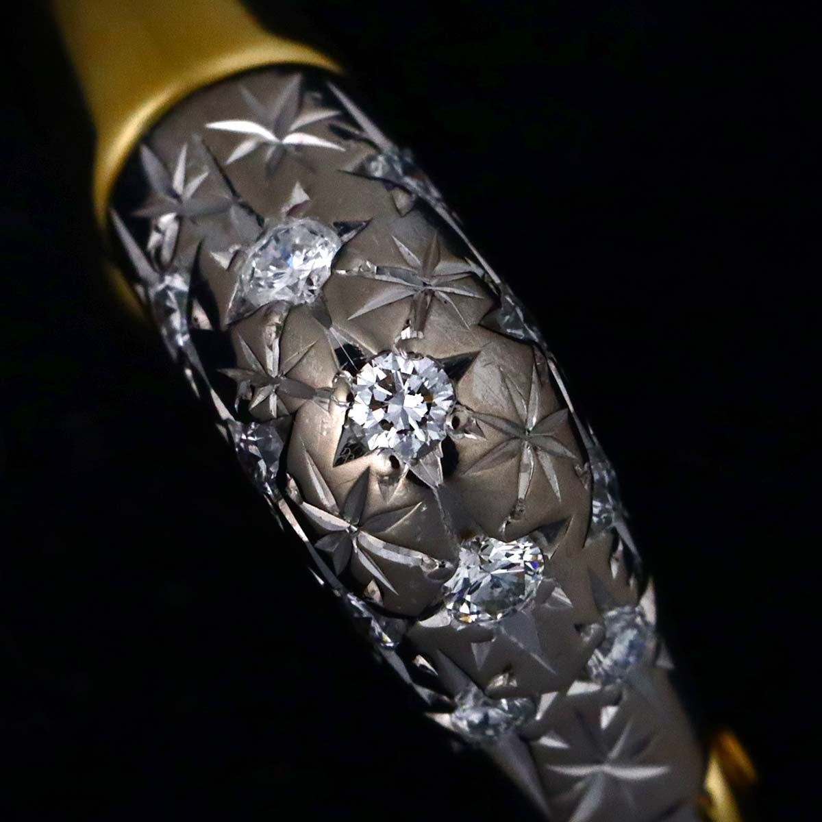 Diamond 0.11ct/0.11ct Earrings Clip on 18K WG YG 750