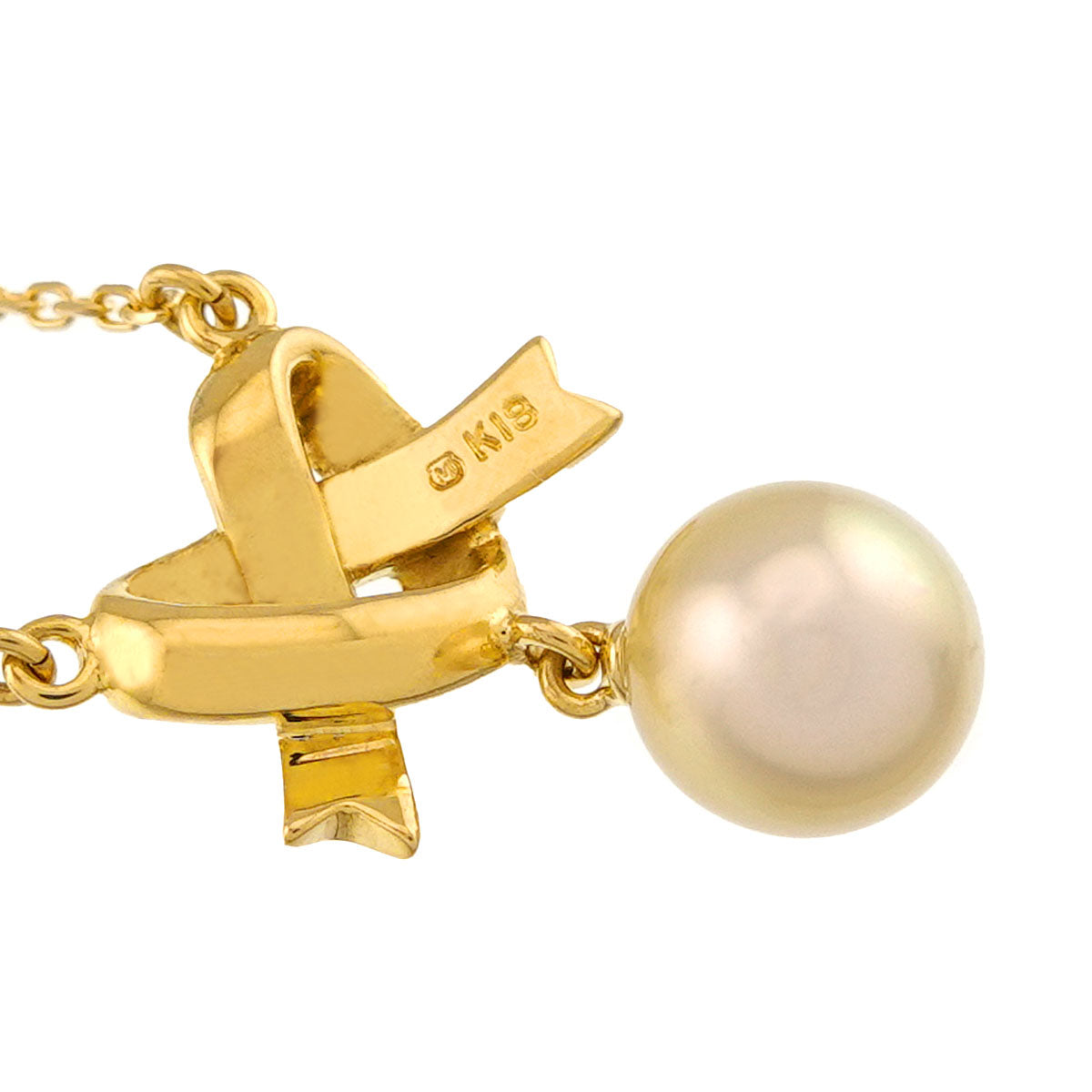 Akoya Pearl 7.4mm Necklace 18K YG 750
