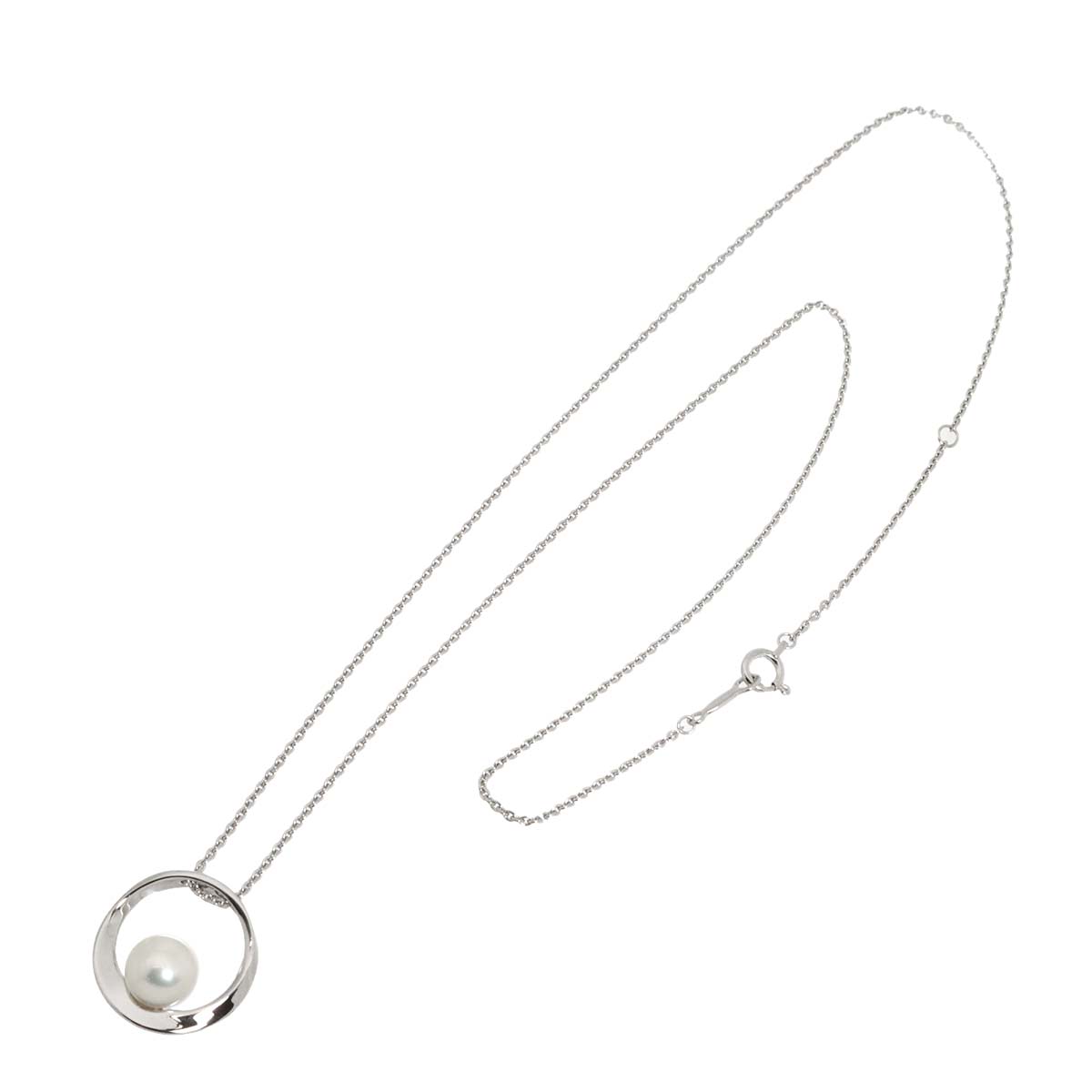 Akoya Pearl 7.0mm Necklace 18K White Gold 750