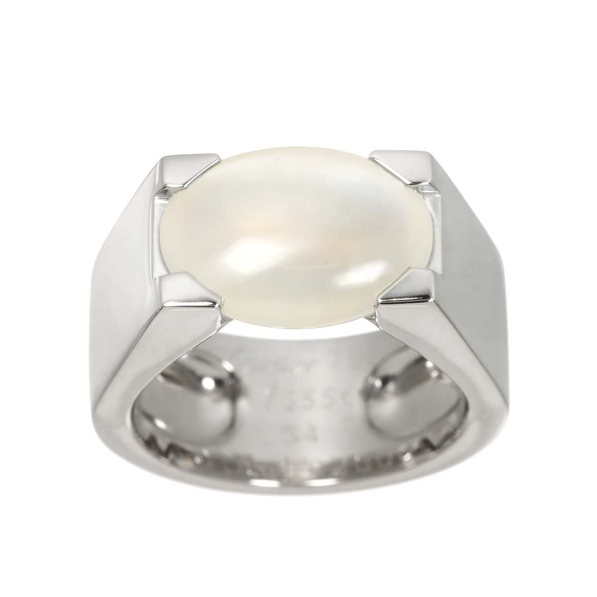 Tanquissim Ring 18K White Gold 750 size54 6.5-6.75(US)