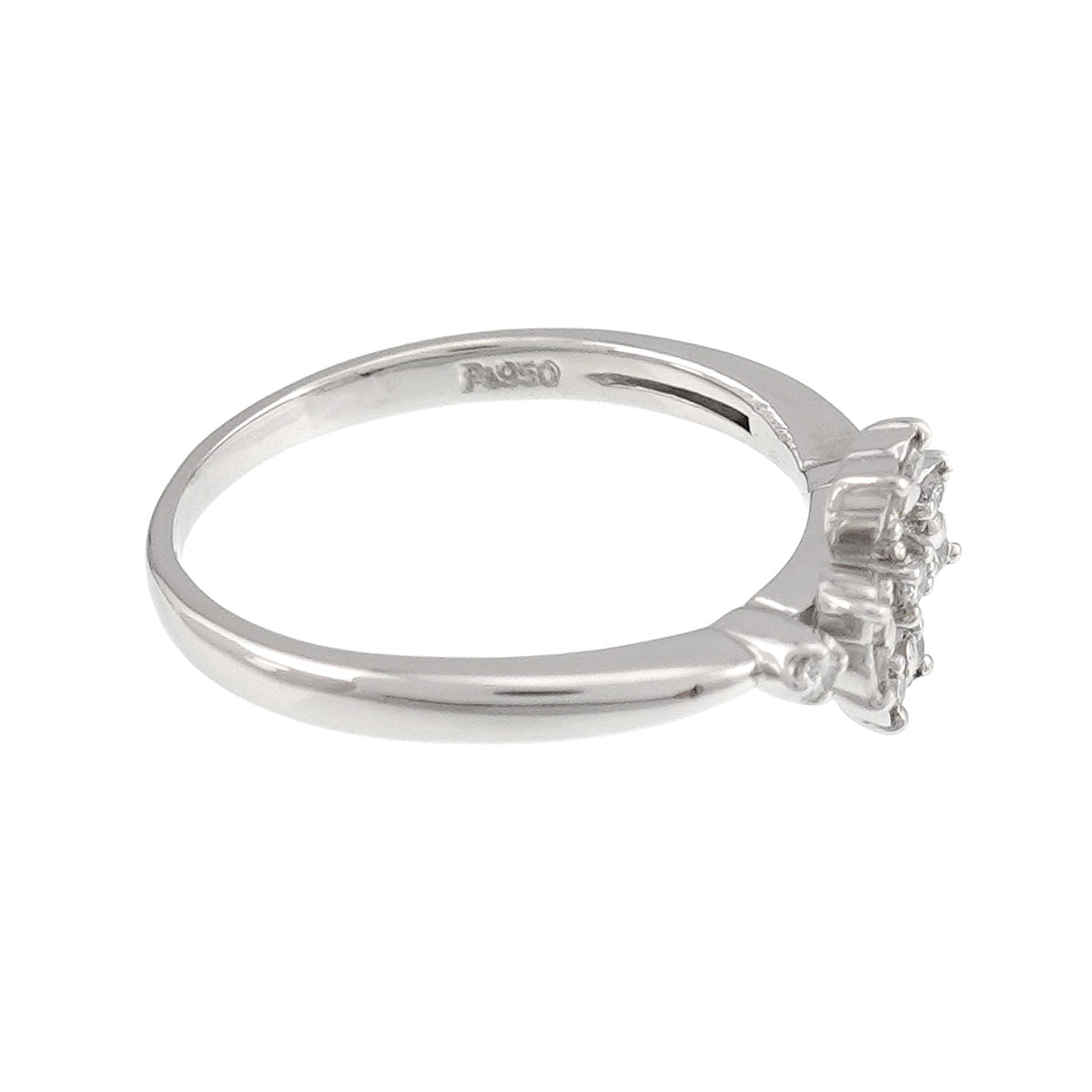 Diamond 0.15ct Ring Pt Platinum size5.25(US)