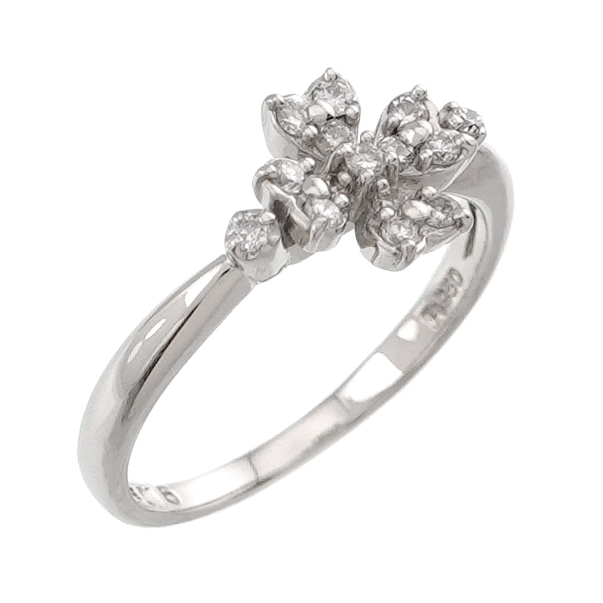 Diamond 0.15ct Ring Pt Platinum size5.25(US)