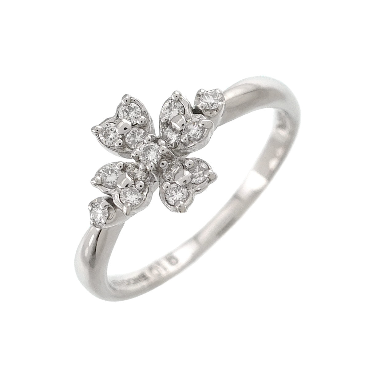 Diamond 0.15ct Ring Pt Platinum size5.25(US)