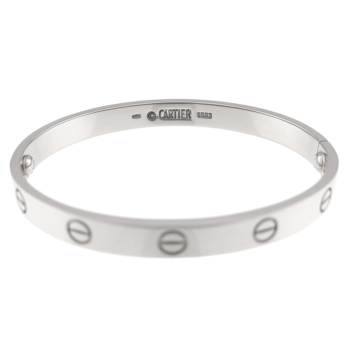 Love Bracelet Bangle 18K WG 750 Size17
