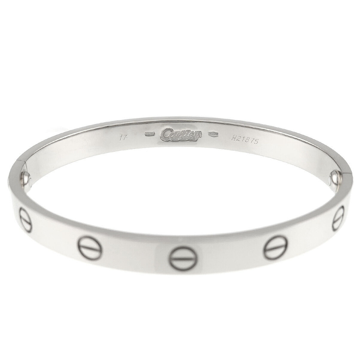 Love Bracelet Bangle 18K WG 750 Size17