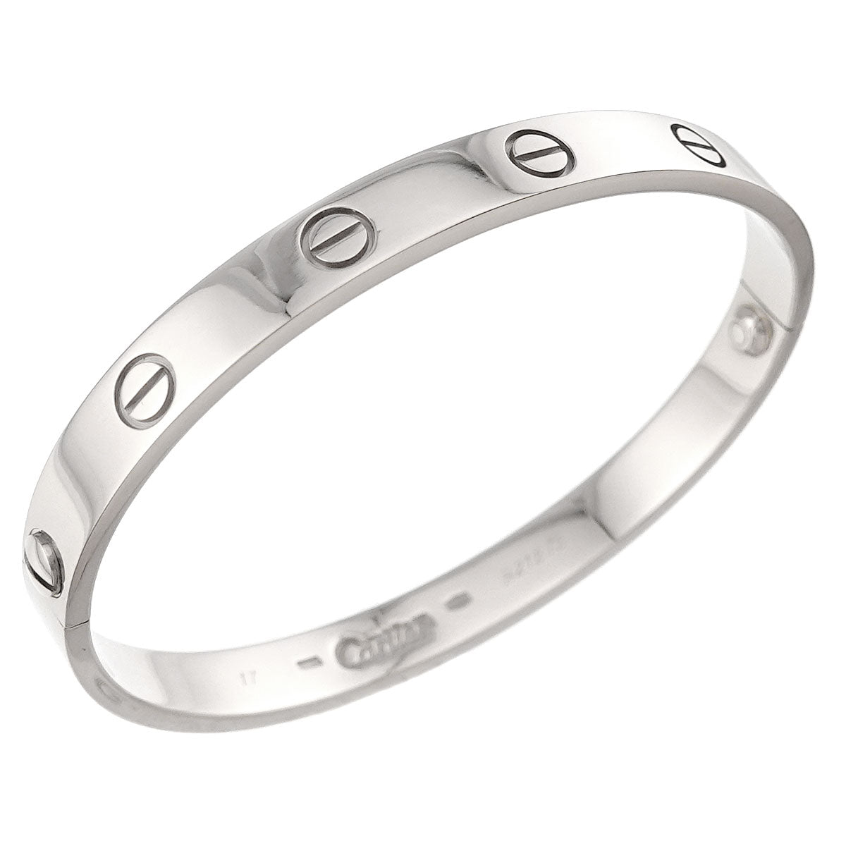 Love Bracelet Bangle 18K WG 750 Size17