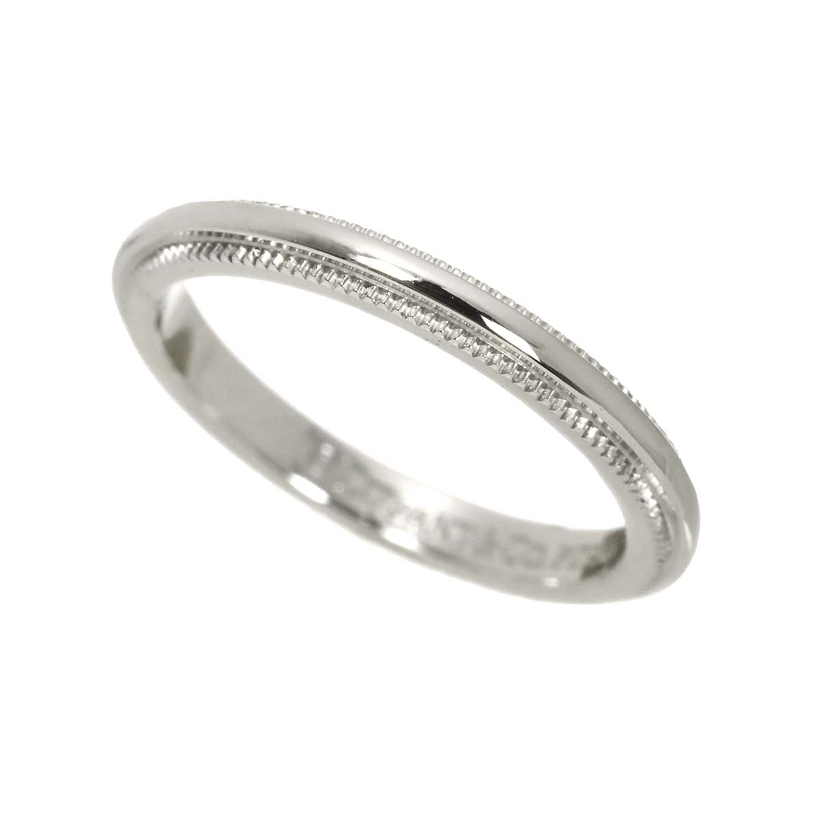 Milgrain Band Ring Pt Platinum Size2.5-2.75(US)
