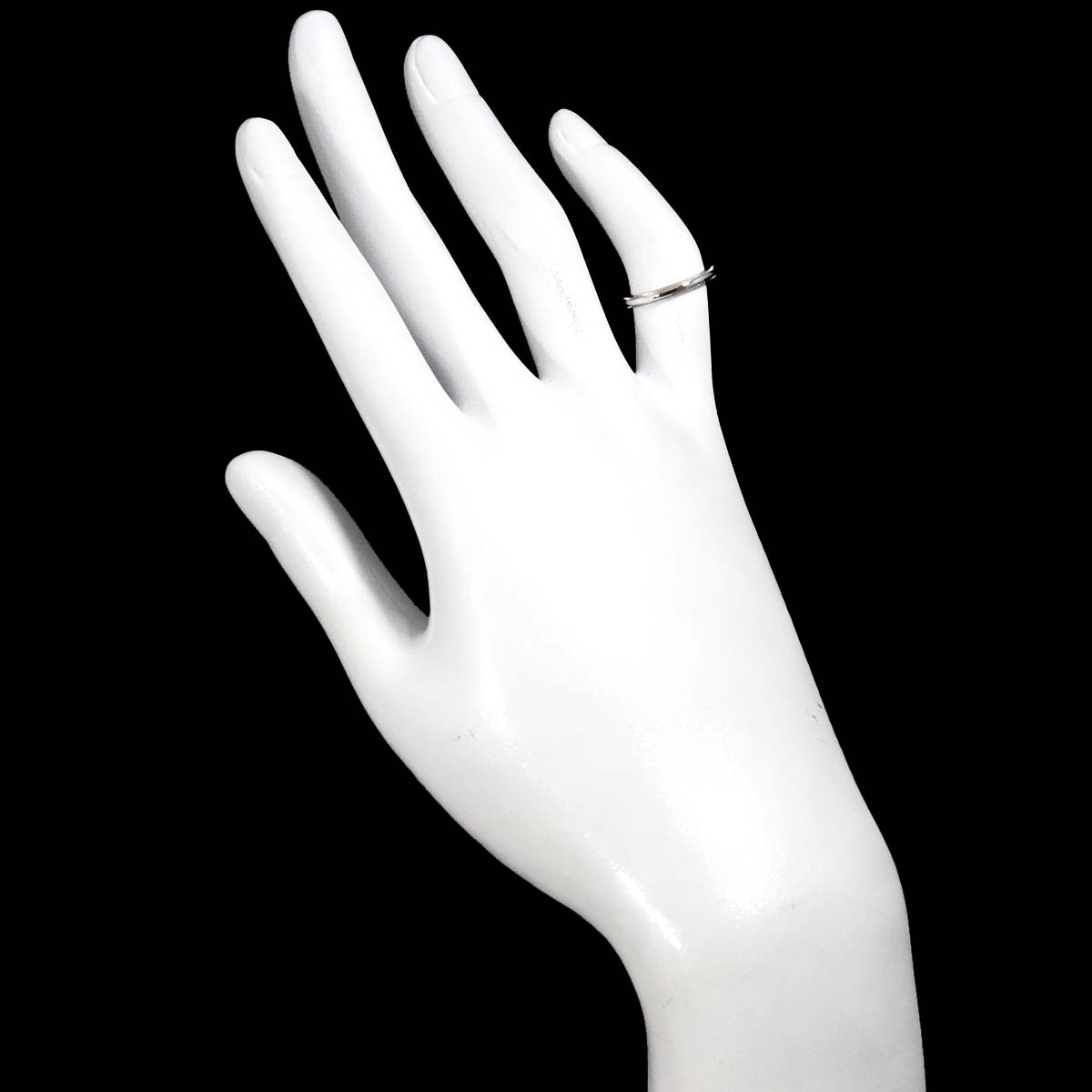 Milgrain Band Ring Pt Platinum Size2.5-2.75(US)
