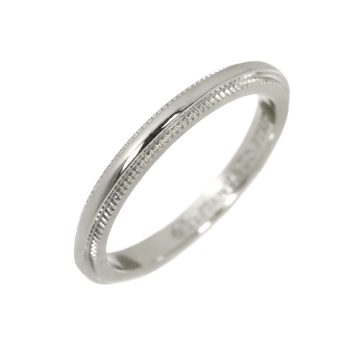 Milgrain Band Ring Pt Platinum Size2.5-2.75(US)