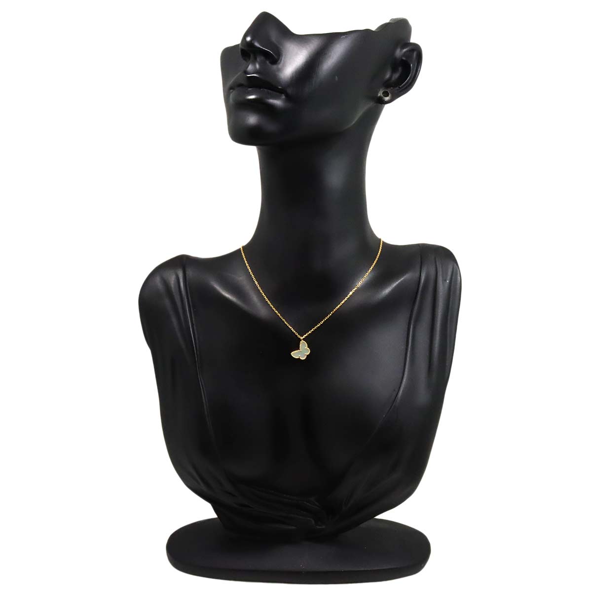 Sweet Papillon MOP Necklace 18K YG 750