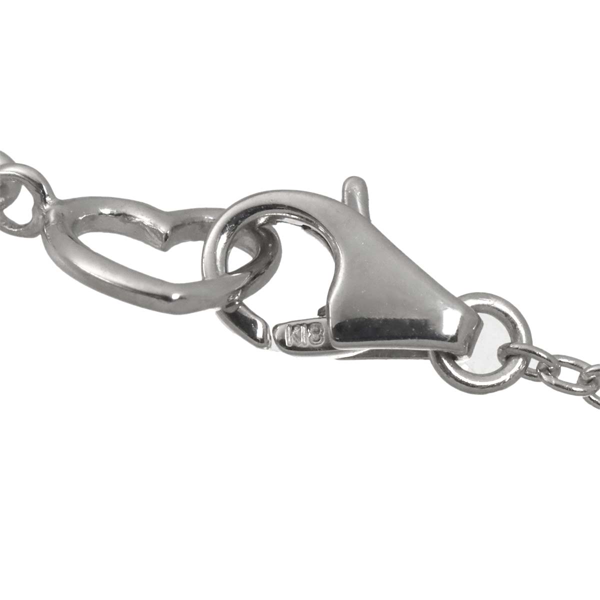Cross Motif Diamond 0.70ct Necklace 18K White Gold 750